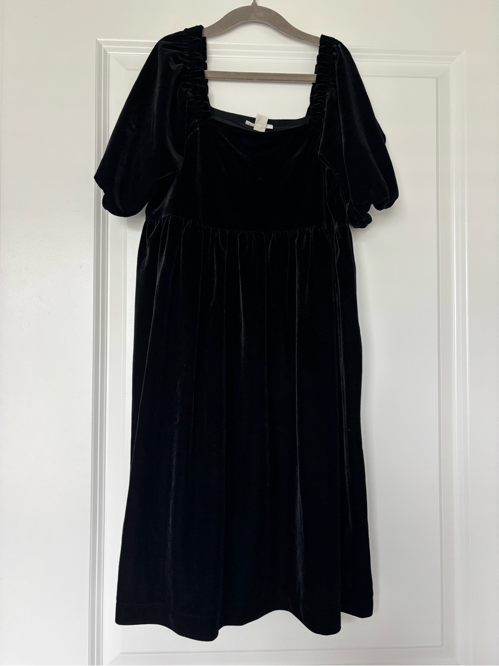 Crewcuts Girls Black Velvet Dress Size 10